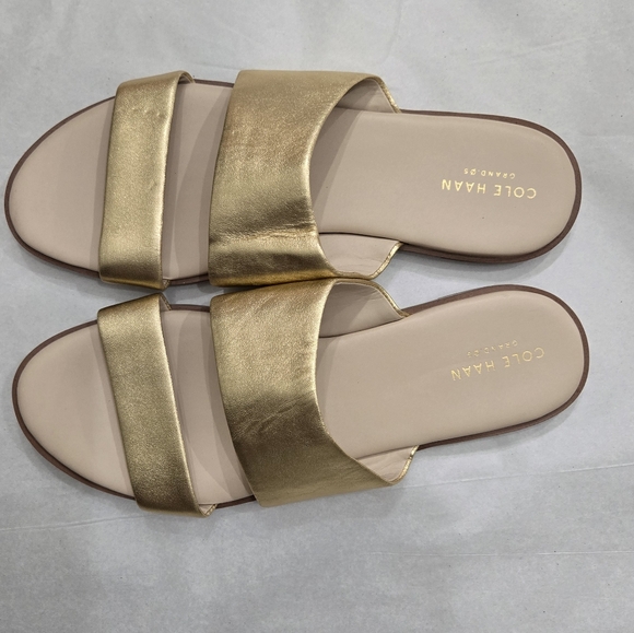 Cole Haan flat slip-on sandals SZ 8.5 - Picture 9 of 10